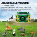 High volume solar warning lights to deter predators ( BUY 1 GET 1 FREE )