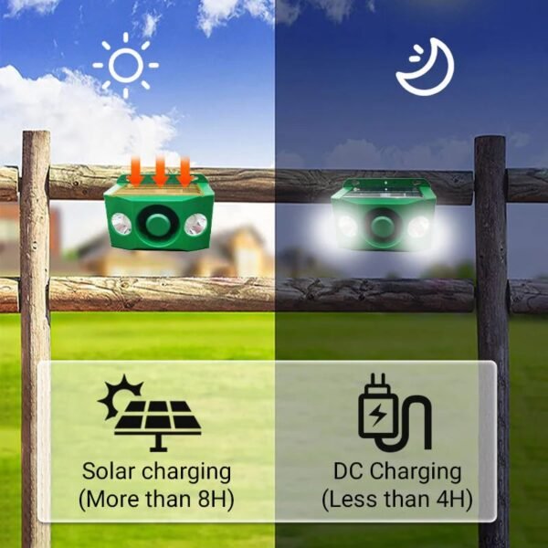 High volume solar warning lights to deter predators ( BUY 1 GET 1 FREE ) - Image 10